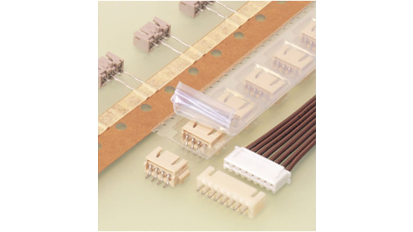 JST XH Series Straight Through Hole PCB Header, 4 Contact(s), 2.5mm Pitch, 1 Row(s), Shrouded