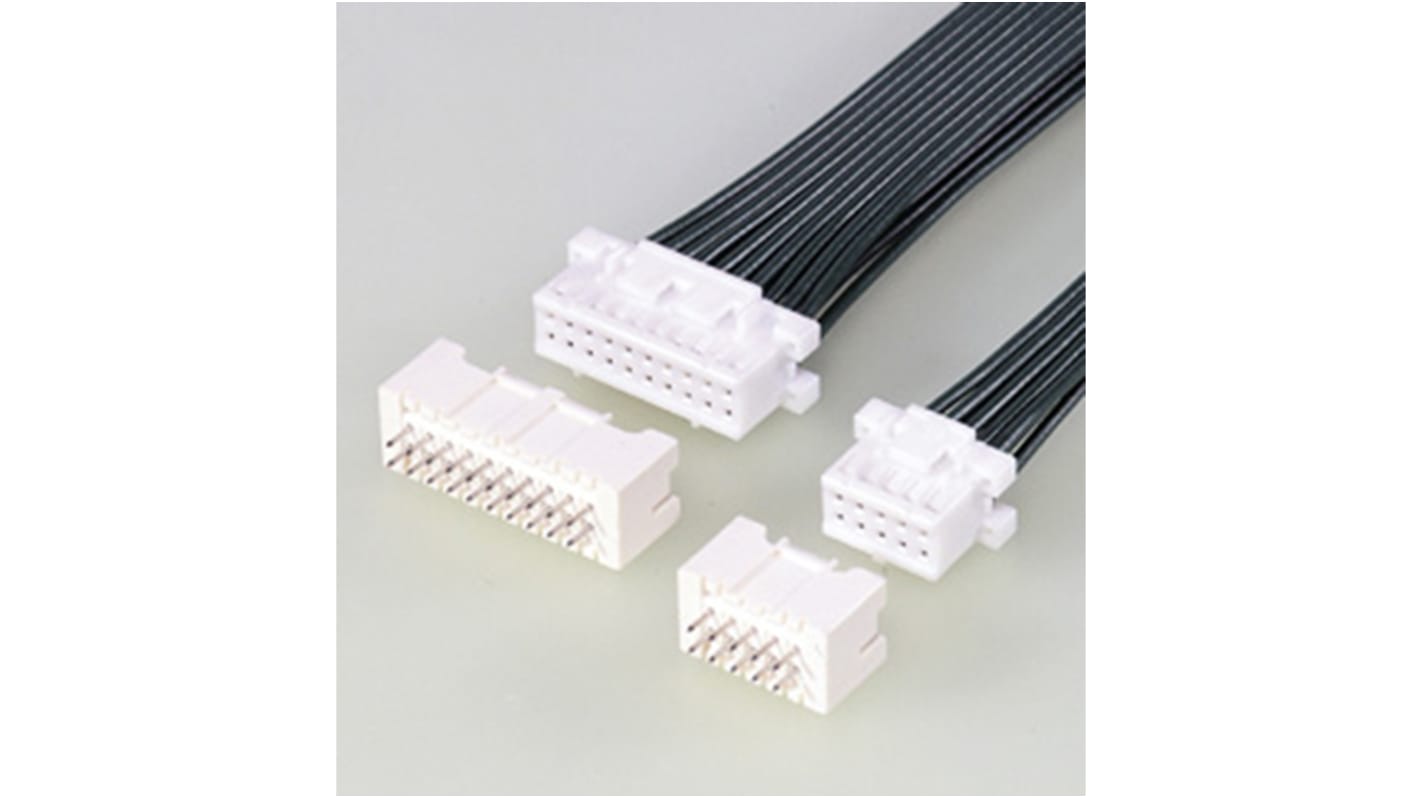 JST XAD Series Straight Through Hole PCB Header, 18 Contact(s), 2.5mm Pitch, 2 Row(s), Shrouded