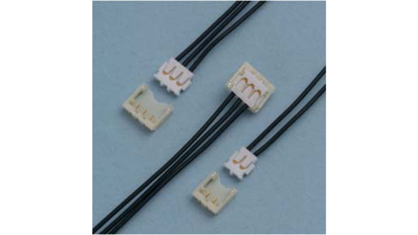 JST ACH Leiterplatten-Stiftleiste Gerade, 5-polig / 1-reihig, Raster 1.2mm, Kabel-Platine, Lötanschluss-Anschluss,