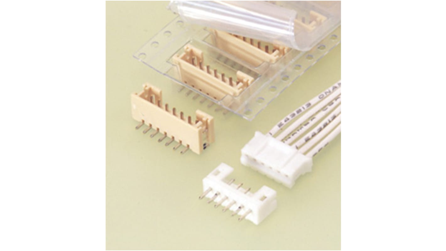 JST PH Leiterplatten-Stiftleiste gewinkelt, 3-polig / 1-reihig, Raster 2.0mm, Lötanschluss-Anschluss, 2.0A, Ummantelt