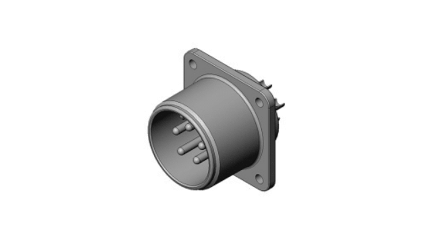 JAE, N/MS Series 5 Way Panel Mount Circular Connectors Plug, Socket Contacts,Shell Size 18, Threaded, MIL-DTL-5015