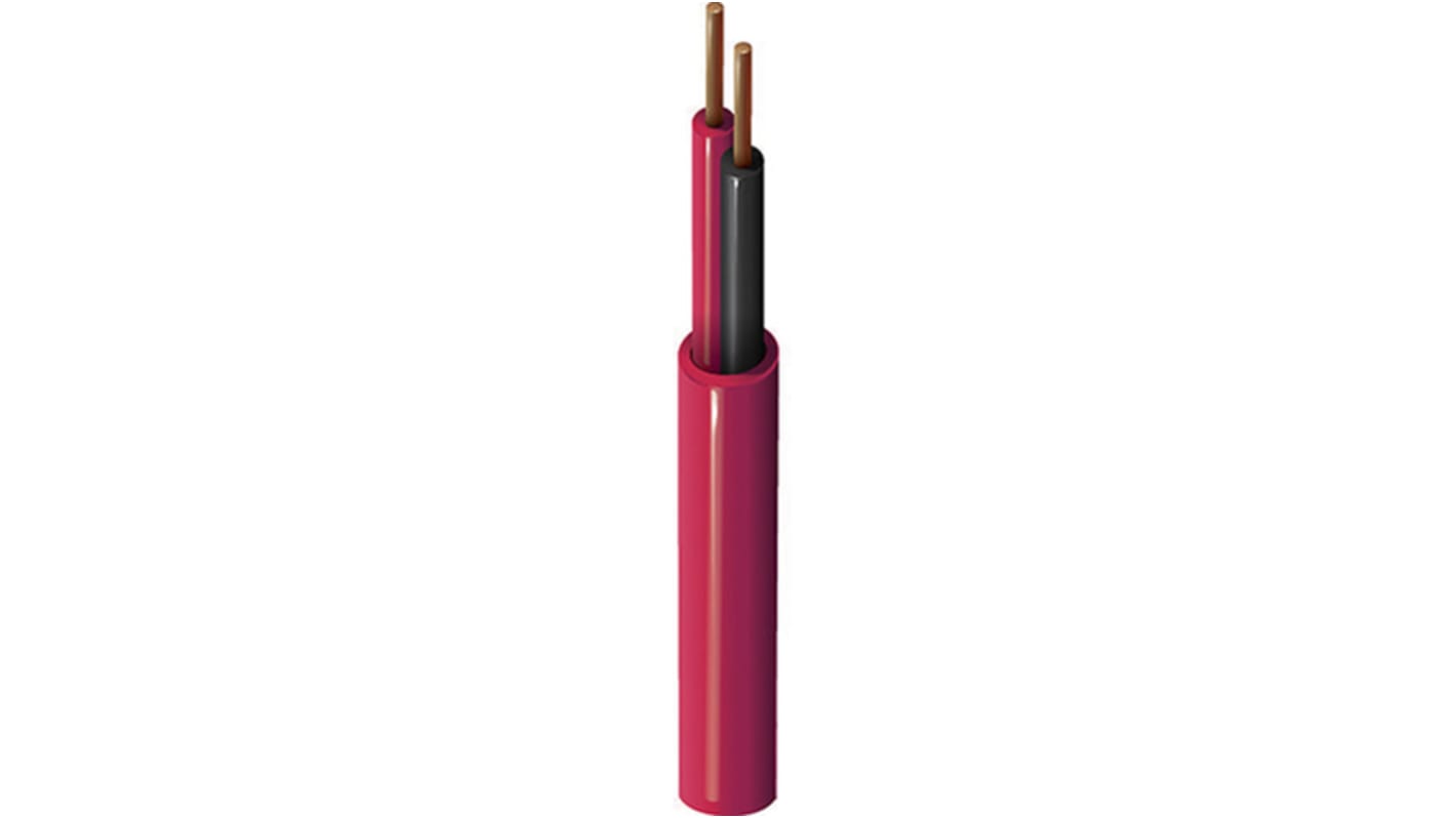 Belden 2 Core Power Cable, 305m, Red PVC Sheath, 11 A, 300 V