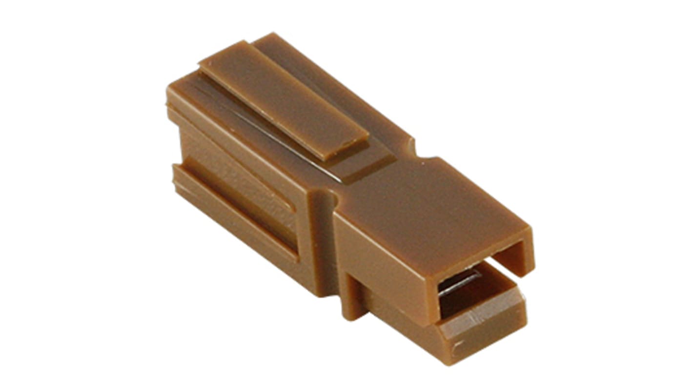 Conector de batería RS PRO, Macho de 1 vía, de color Marrón, 600 V, 45A