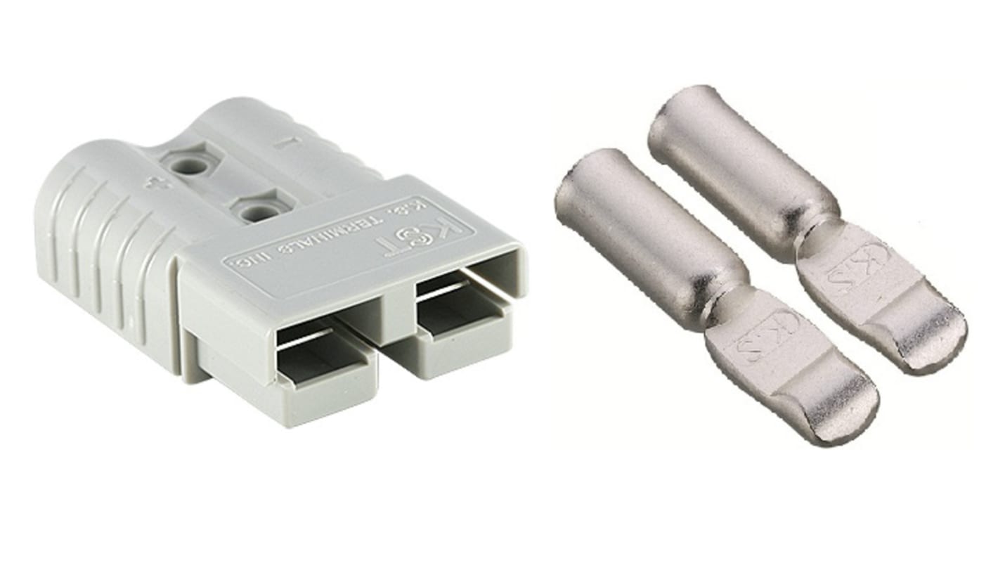 Carcasa de conector de batería modular RS PRO, Macho de 2 vías, 600 V, 120A