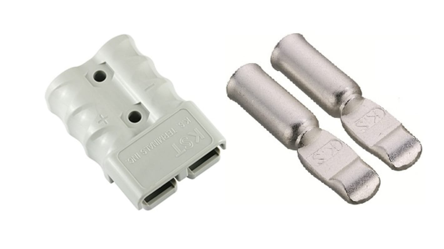 Carcasa de conector de batería modular RS PRO, Macho de 2 vías, 600 V, 175A