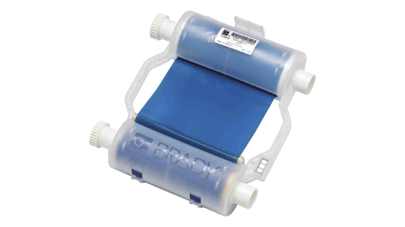 Páska do tiskárny štítků Modrá funguje s modely tiskáren BBP30, BBP31, BBP33, BBP35, BBP37, i3300, S3000, S3100 Brady