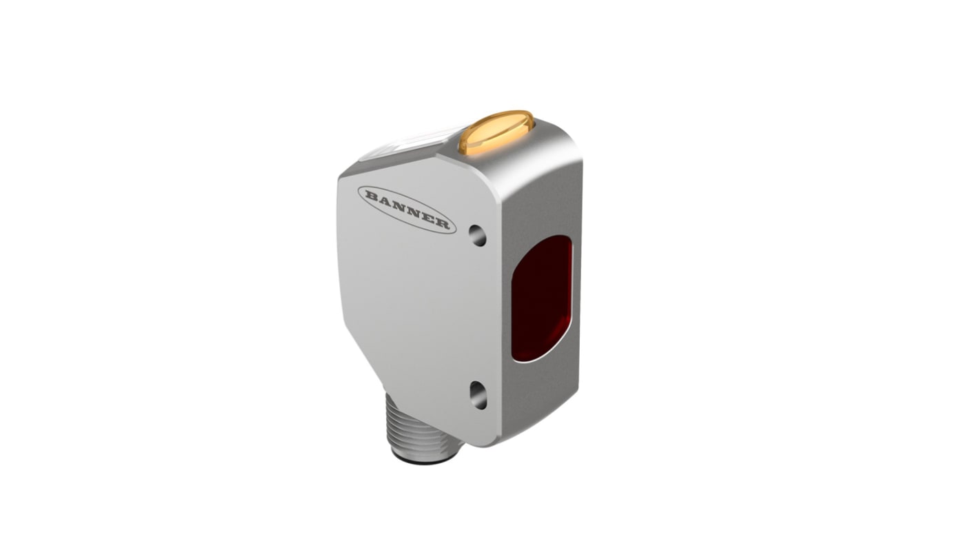 Banner Distance Photoelectric Sensor, Block Sensor, 35 → 310 mm Detection Range