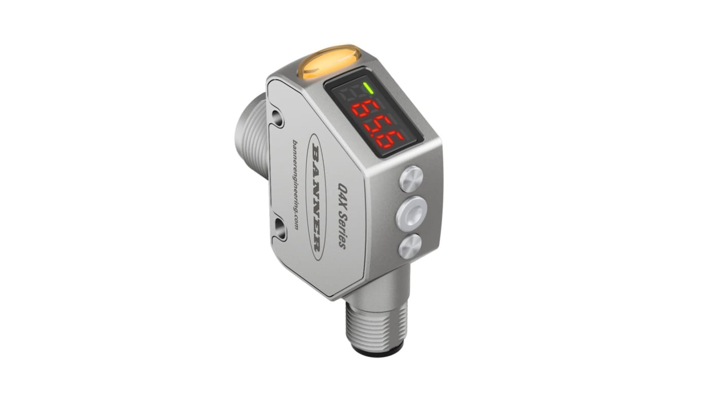 Q4XTKLAF600Q8 Banner Distance Photoelectric Sensor, Block Sensor, 25