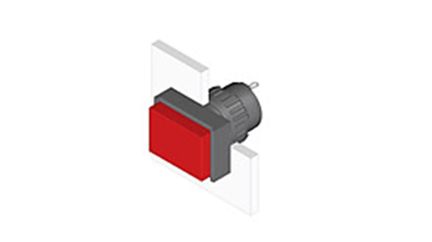 EAO Leuchtmelder 31, Ausschnitt-Ø 16mm LED Tafelmontage IP 40 Leiterplattenstift