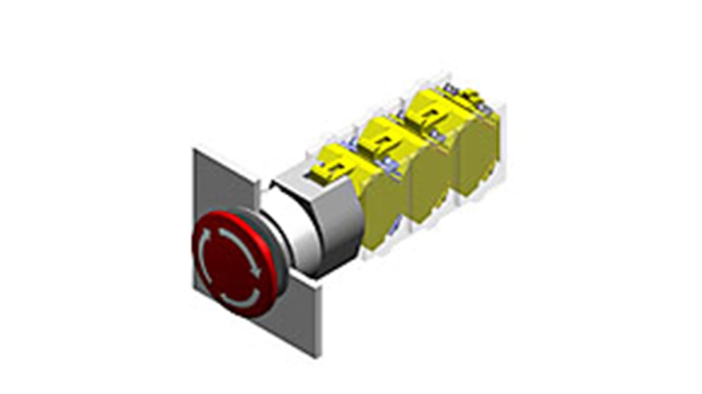 Cabezal de pulsador EAO, Enclavamiento, IP65