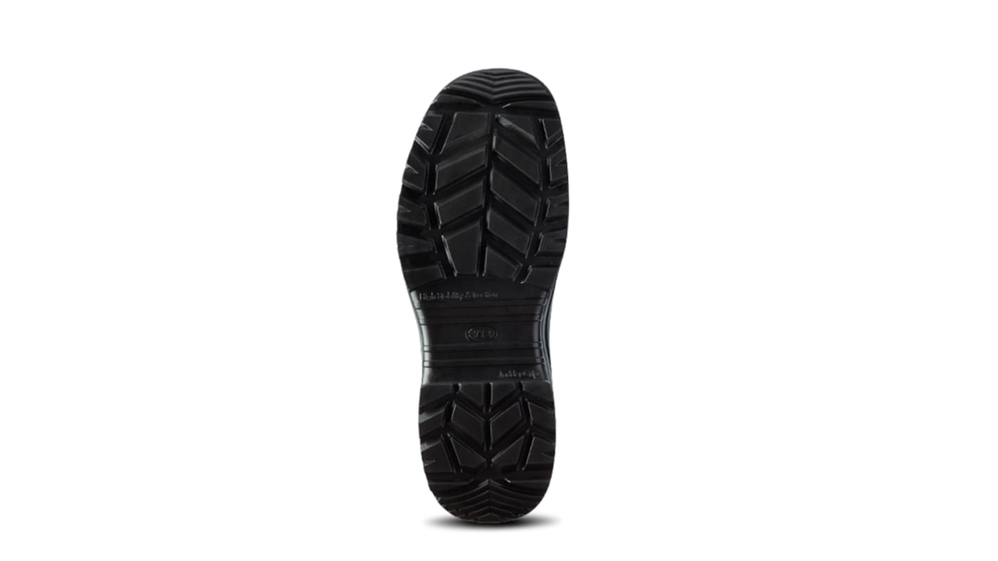 V12 Footwear Oxen Black Composite Toe Capped Safety Shoes, UK 12, EU 47