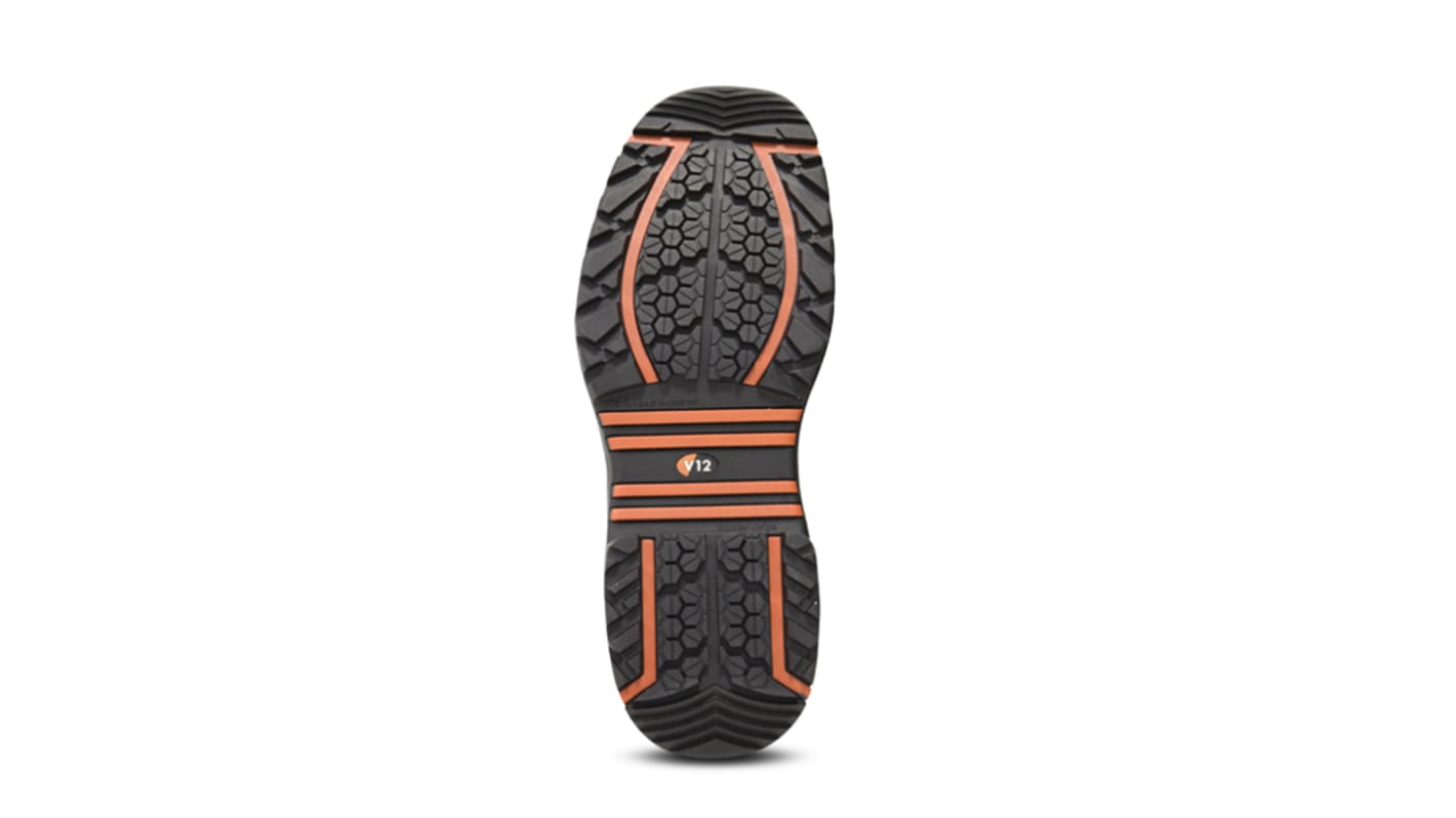 Botas de seguridad V12 Footwear, serie Caiman de color Negro, talla 47, S3 SRC