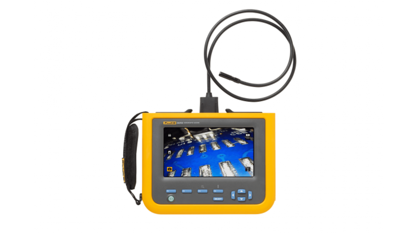 Fluke 8.5mm probe Inspection Camera, 1.2m Probe Length, 800 x 600pixels Resolution, LED Illumination, Elastomer Coated