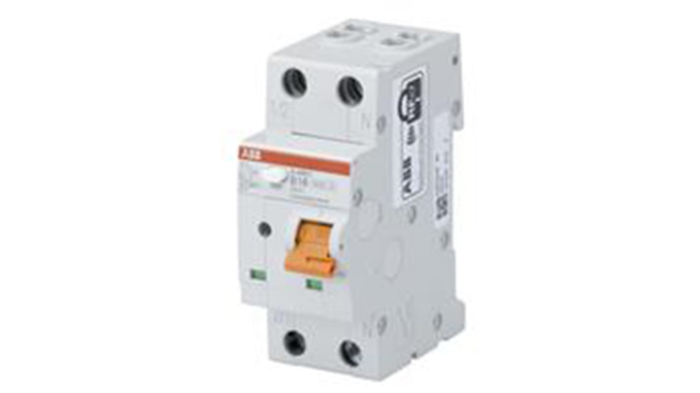 ABB S-ARC1 MCB, 1P+N, 6A Curve C, 240V AC, 6 kA Breaking Capacity