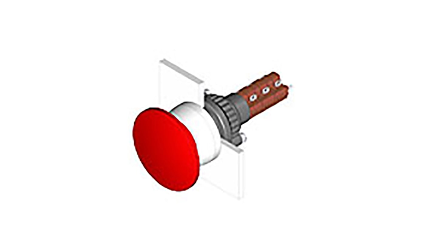 EAO Illuminated Push Button Switch for Use with Series 61 Switches