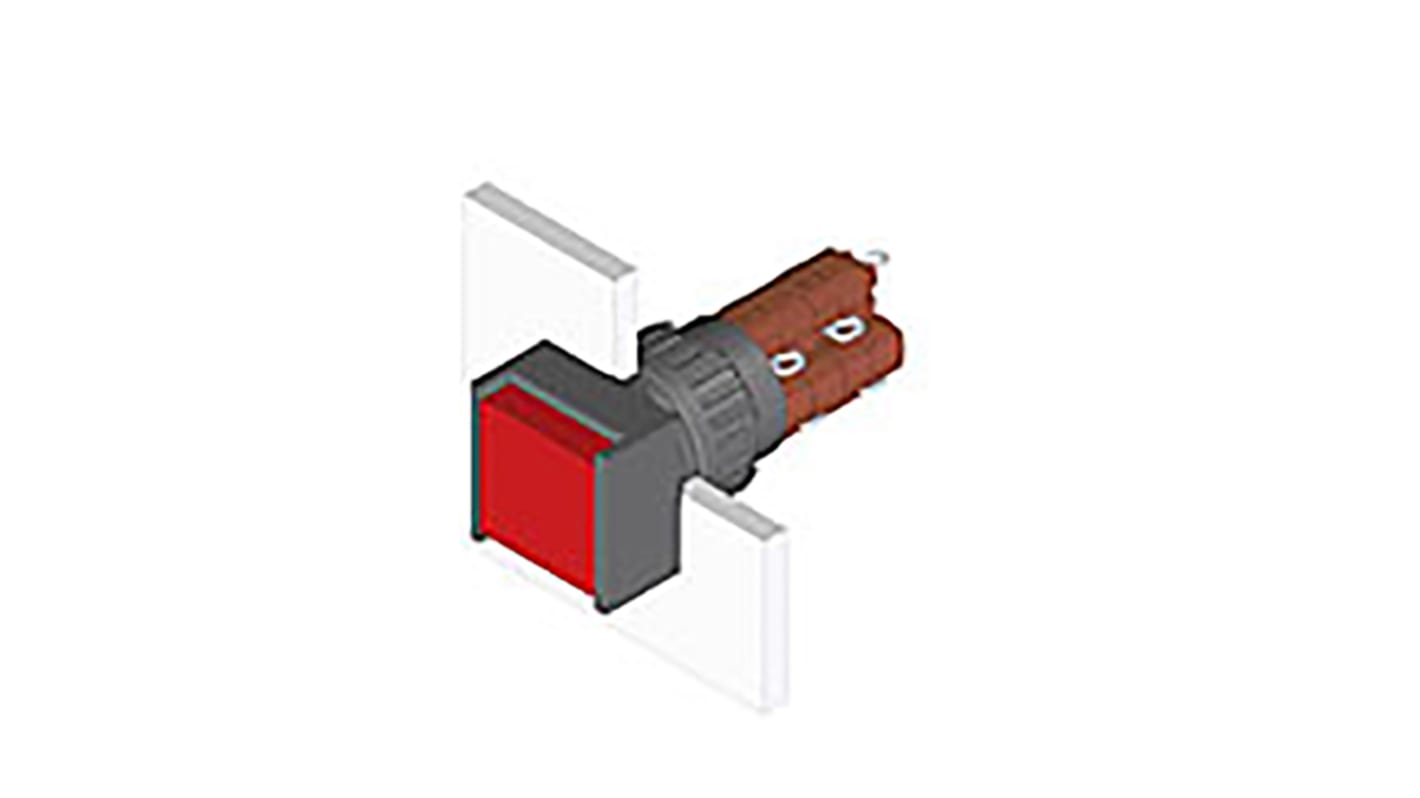 Interruptor de Botón Pulsador Iluminado EAO para usar con Interruptores de la serie 51