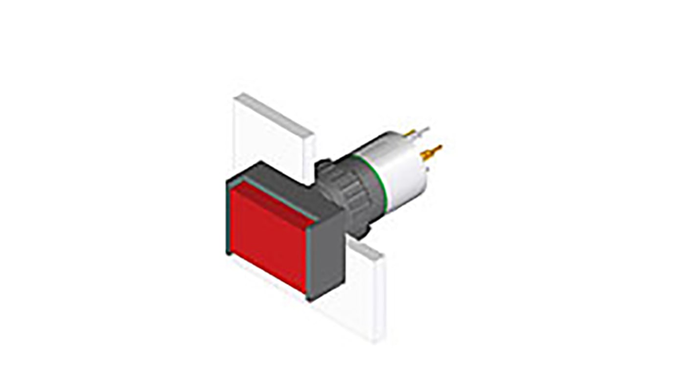 Interruptor de Botón Pulsador Iluminado EAO para usar con Interruptores de la serie 51