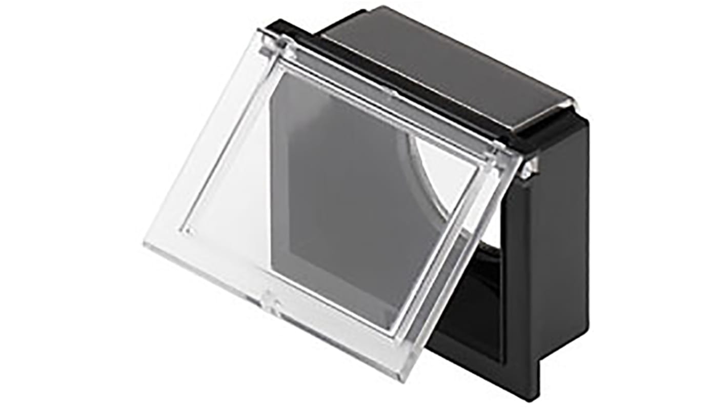 Cache de protection EAO 30 x 24mm Transparent pour Commutateurs série 61