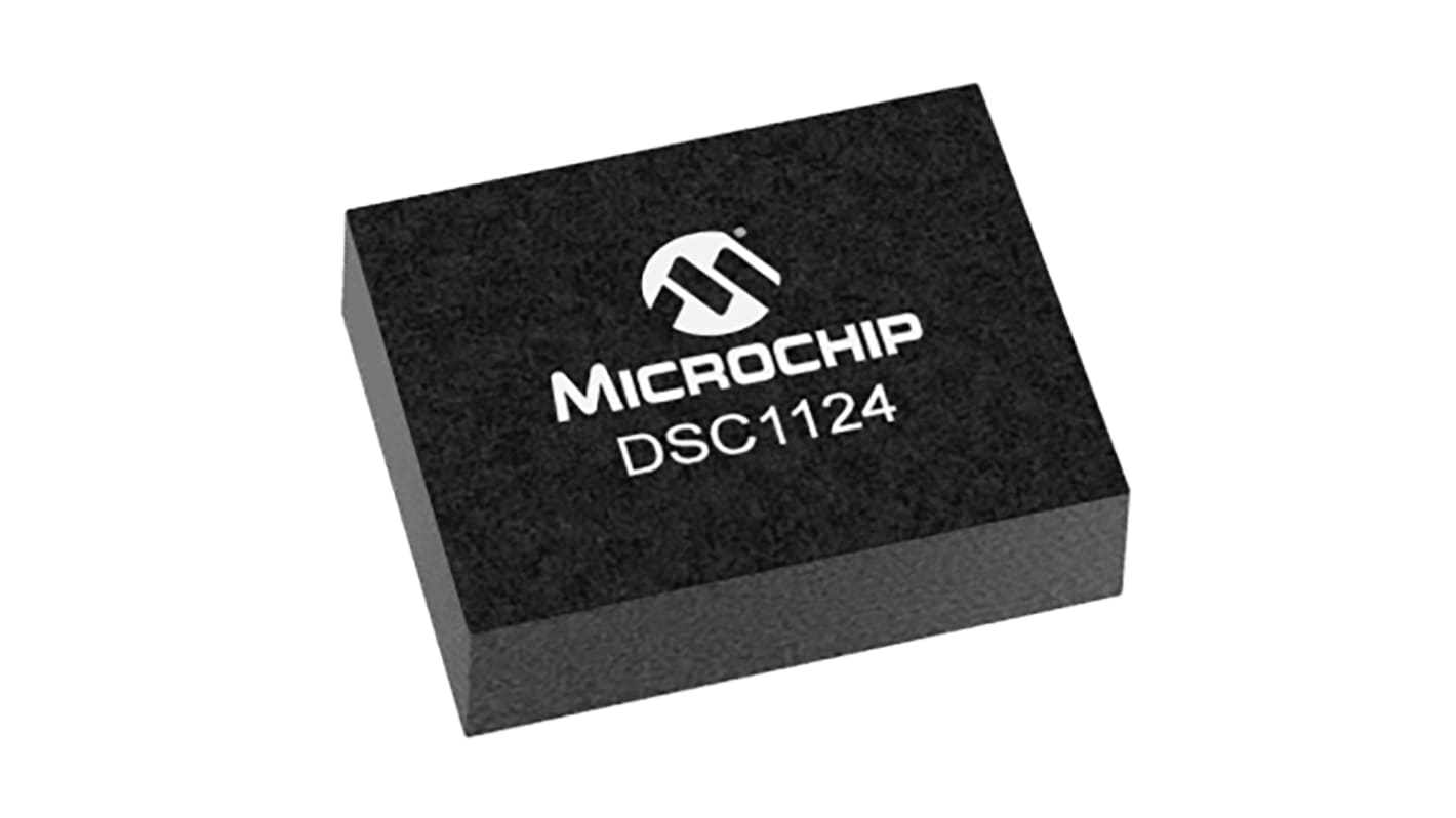 Microchip 100MHz MEMS Oscillator, 6-Pin CDFN, ±50ppm, DSC1124CL1-100.0000T