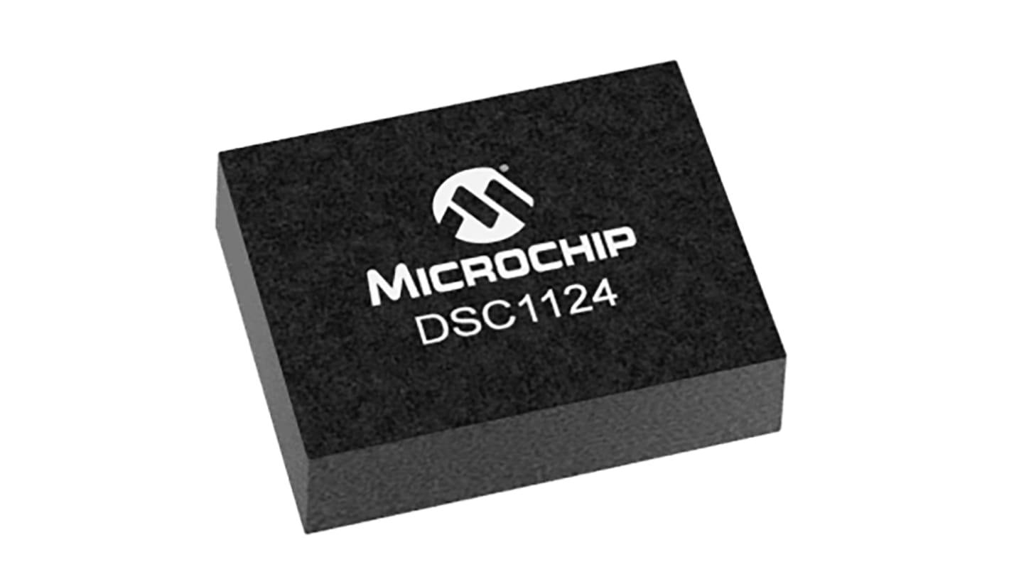 Microchip 156MHz MEMS Oscillator, 6-Pin CDFN, ±50ppm, DSC1124CI1-156.2500T