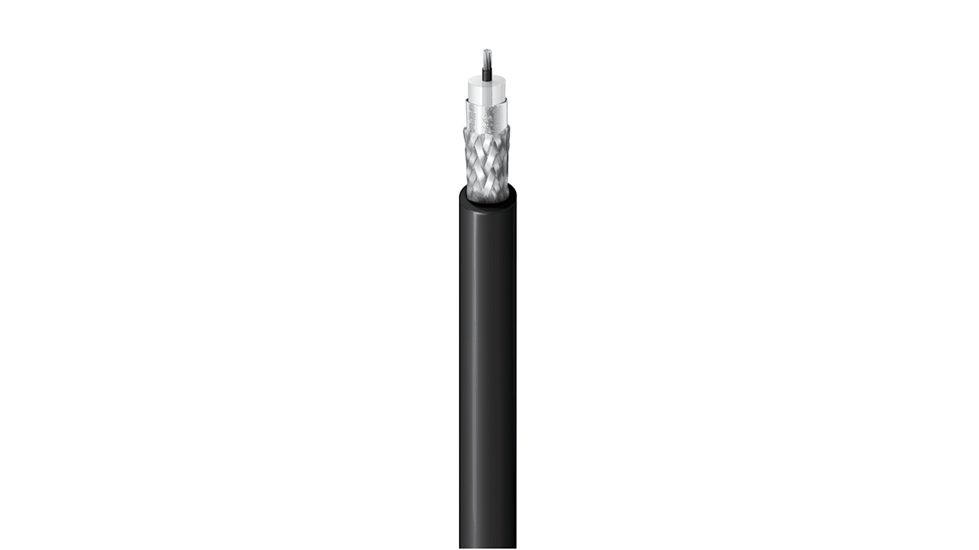 Câble coaxial Belden 9223, RG58, 152.4m, Noir