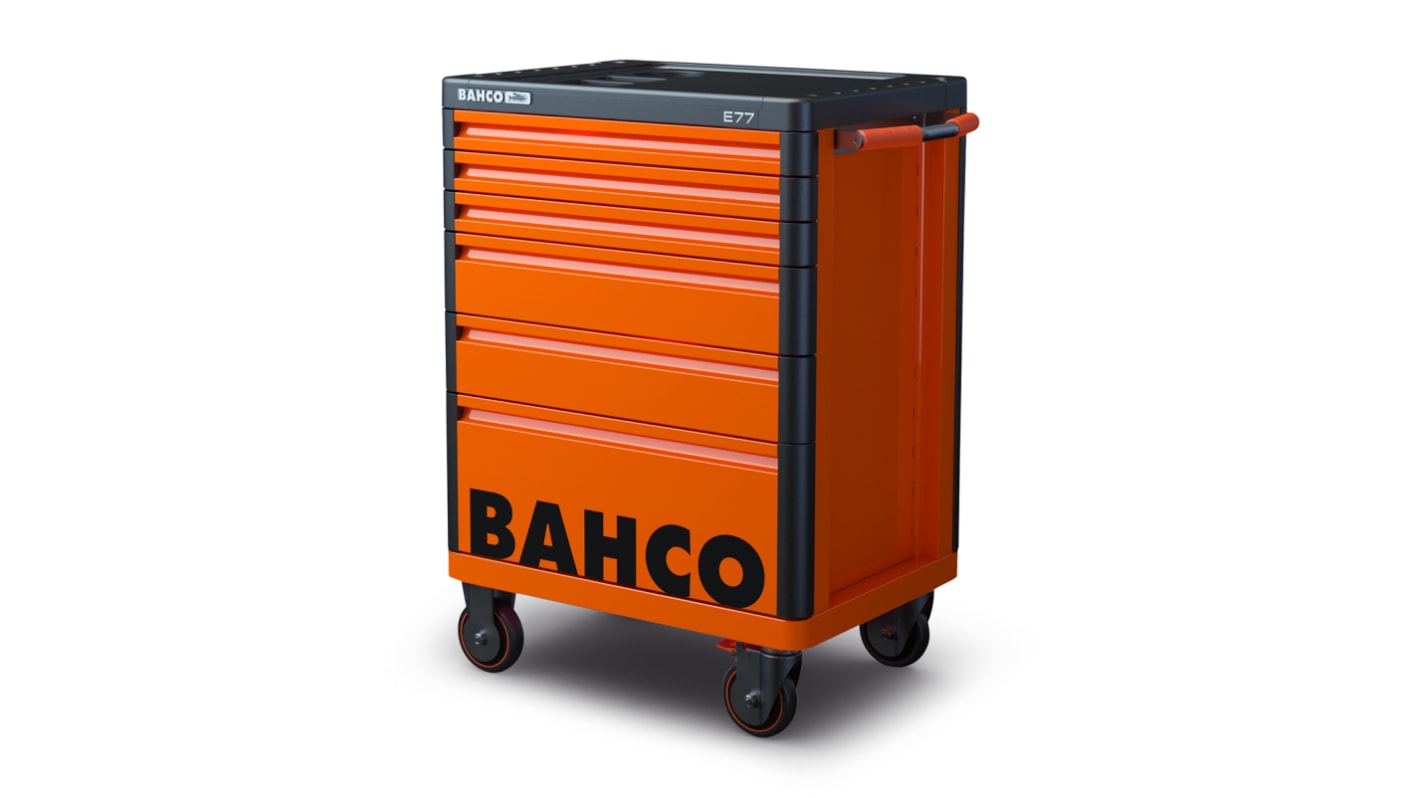 Bahco 6 drawer Solid Steel Wheeled Tool Chest, 980mm x 693mm x 510mm