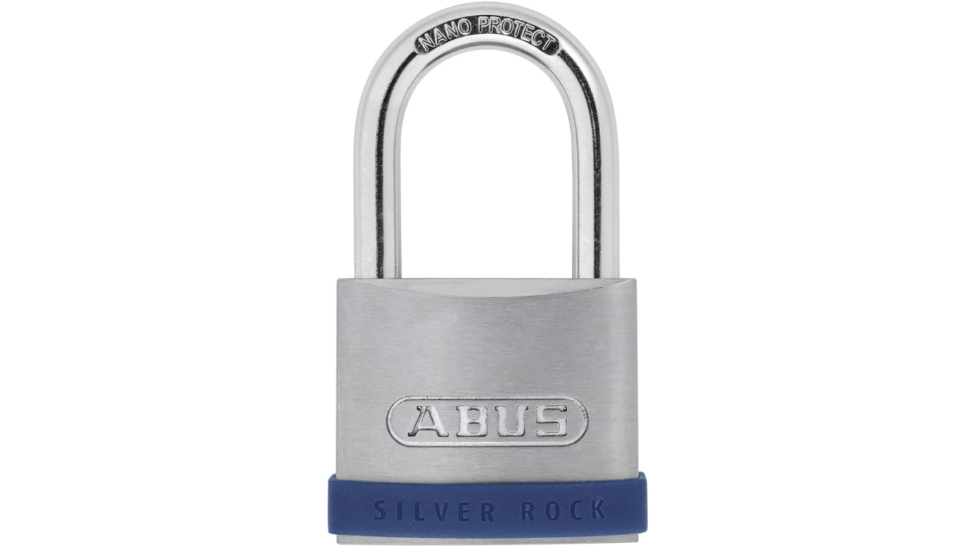 ABUS 防犯用南京錠 スチール 青