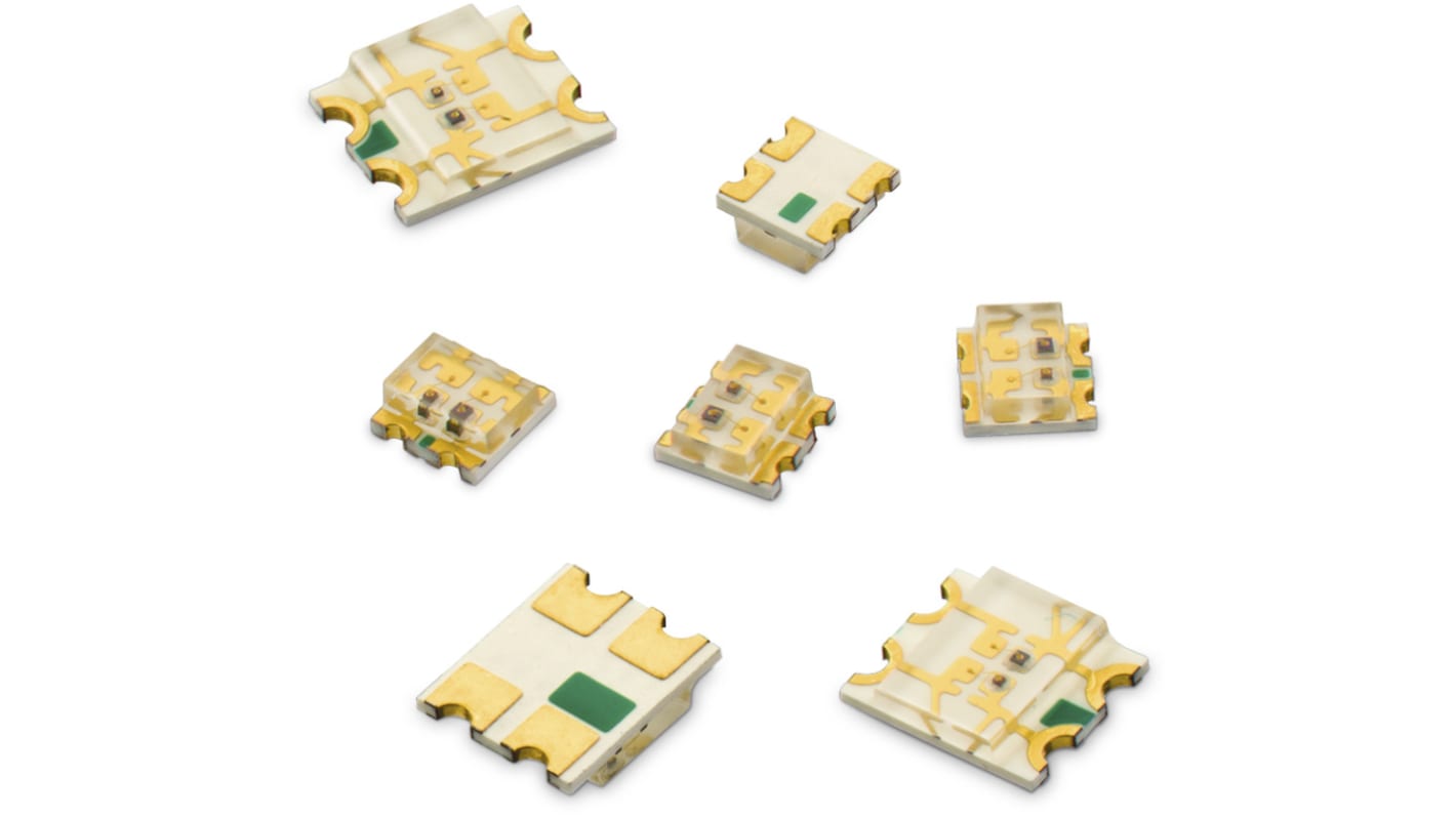 Wurth Elektronik2.4 V Green & Yellow LED 3225 (1210) SMD, WL-SBCW 150121YV74000