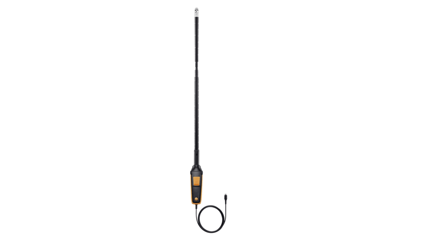 Testo Probe for Air Velocity, Temperature, Volume Flow, +70°C Max