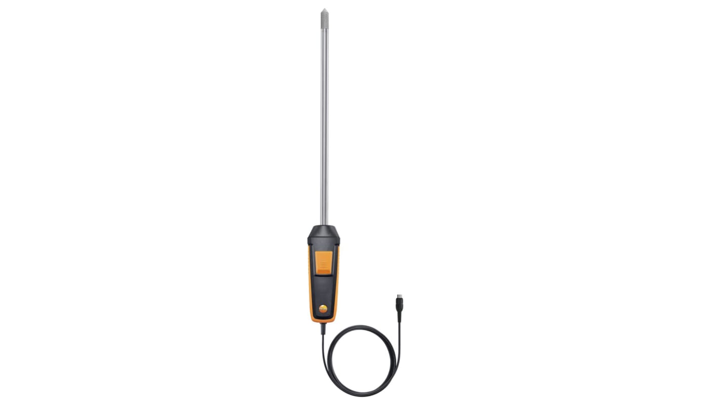 Testo Probe for Humidity, Temperature, +180°C Max, 100%RH Max