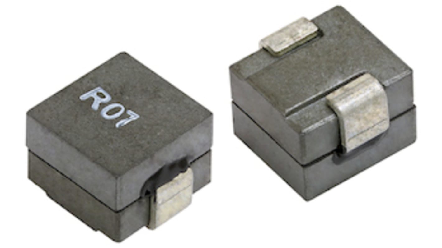 Inductor de montaje en superficie bobinado Vishay, 105 nH, ±20%, apantallado 2727, SRF:2MHZ, 45A Idc, Serie