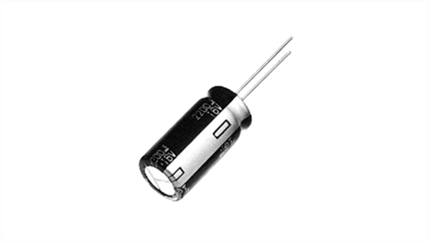 Panasonic FC-A, THT Aluminium-Elektrolyt Kondensator 10μF ±20% / 50V dc, bis 105°C