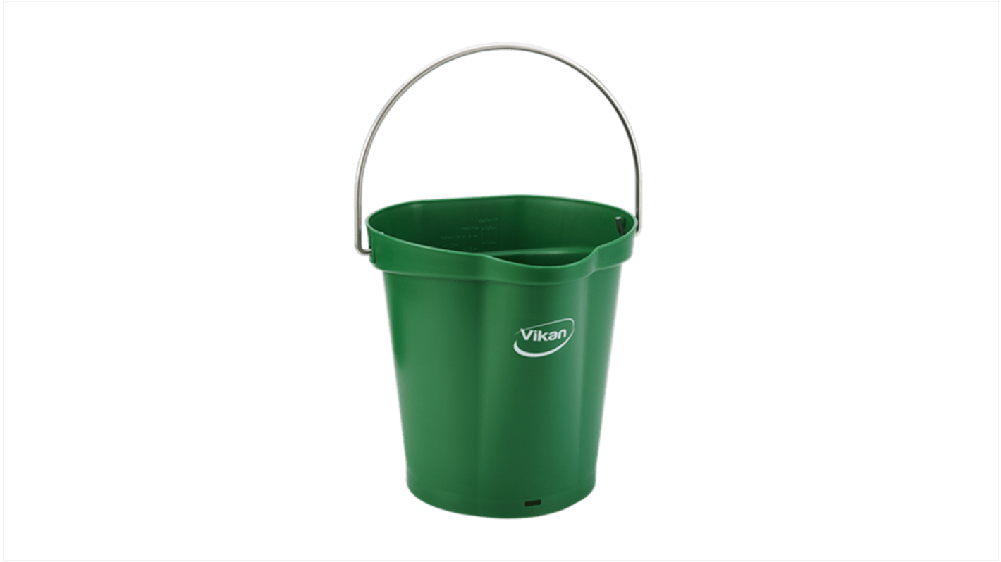 56882 6L Plastic Green Bucket With Handle RS
