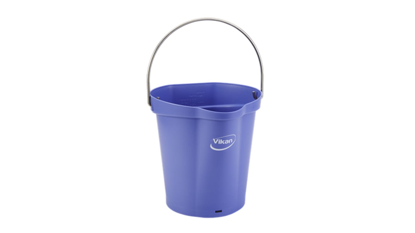 6l Vikan Hygiene Bucket, Purple