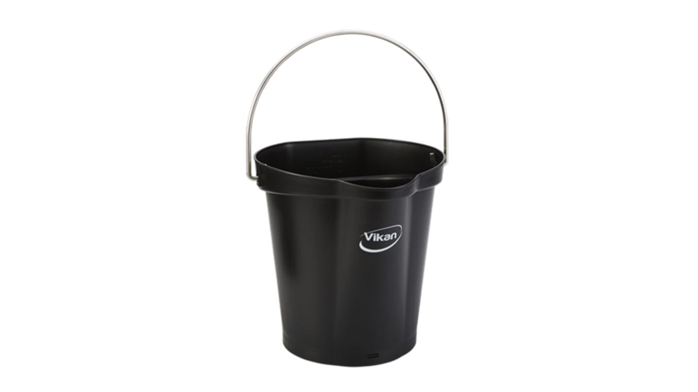 6l Vikan Hygiene Bucket, Black