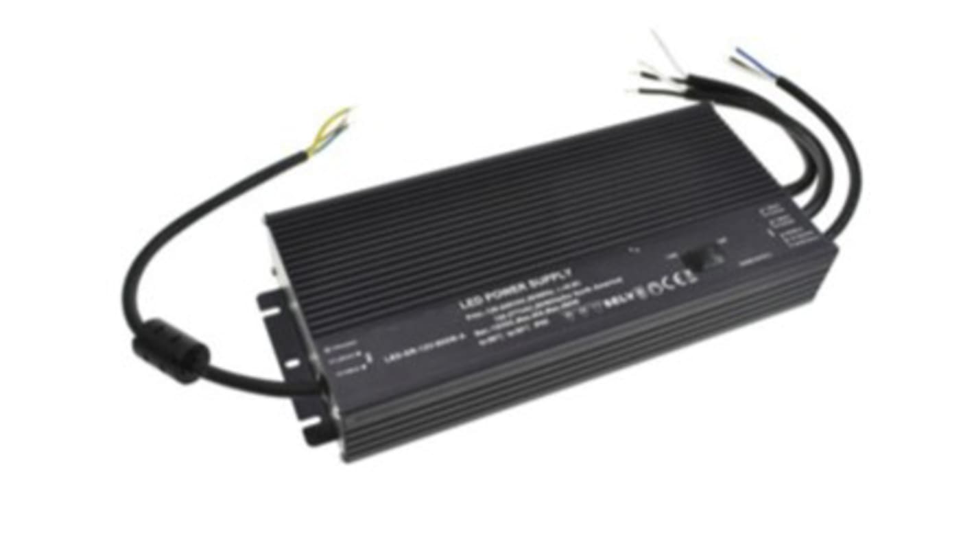 RS PRO LED Driver, 20.4 → 25.2V Output, 600W Output, 1.25 → 25A Output, Constant Voltage