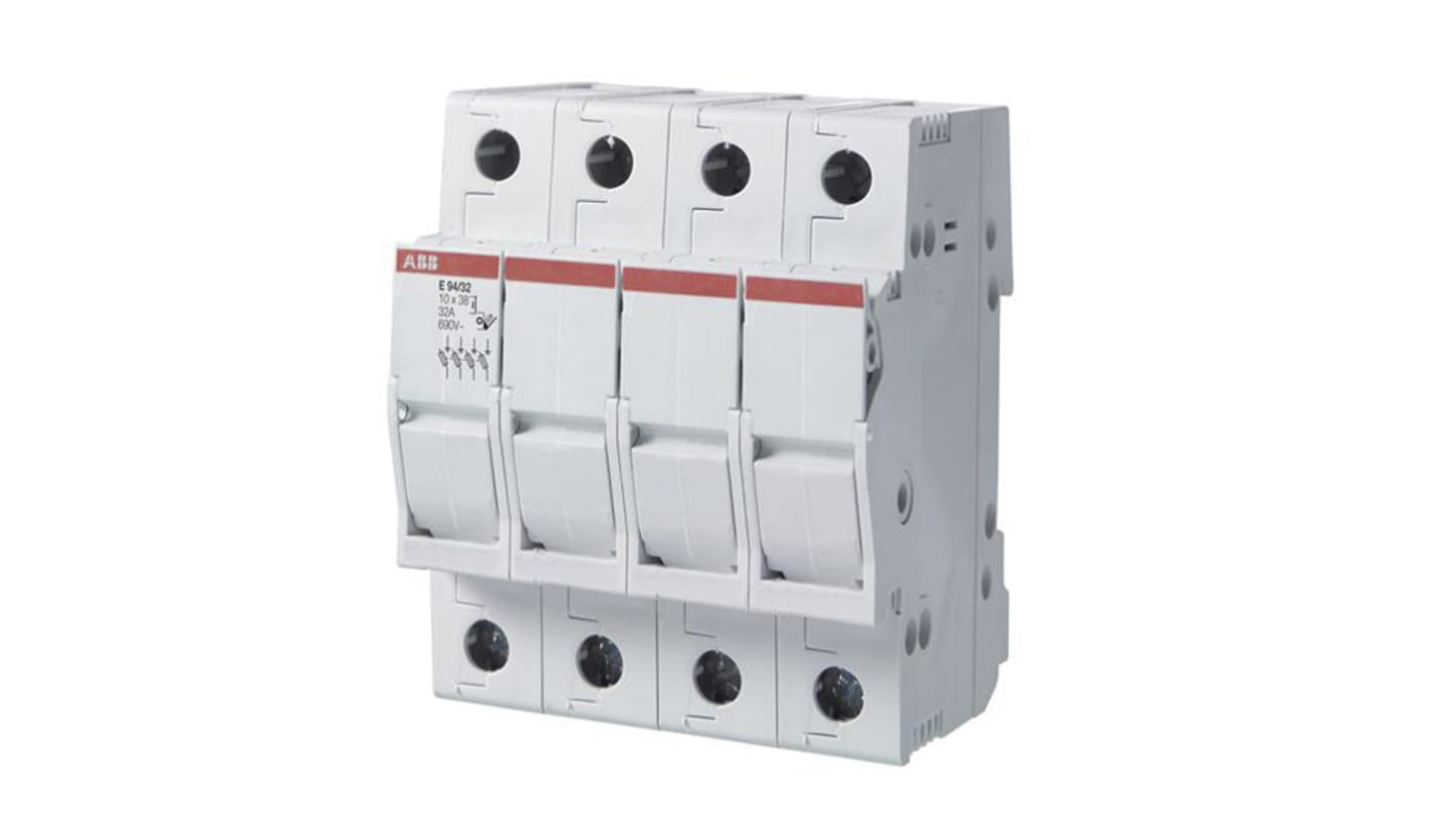 Interrupteur-sectionneur ABB 2CSM, 4 P, 32A, 690V c.a.