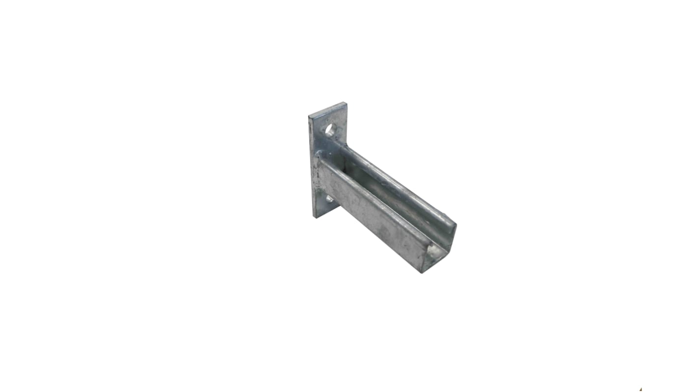 RS PRO Hot Dipped Galvanised 150mm Cantilever Arm With 130 x 45mm Base