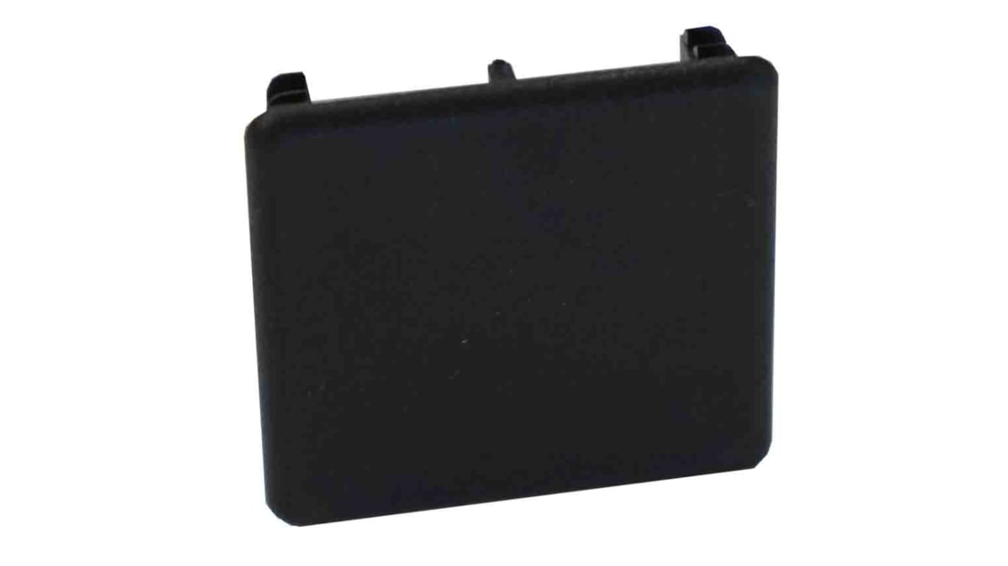 RS PRO Black PVC End Cap, Fits Channel Size 41 x 41mm