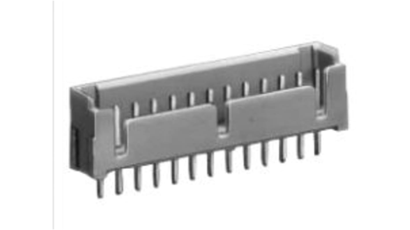 Hirose DF1B Series Straight Through Hole PCB Header, 2 Contact(s), 2.5mm Pitch, 1 Row(s), Shrouded