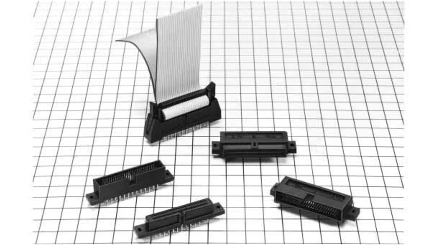 ヒロセ電機 基板接続用ピンヘッダ 32極 1.27mm 2列 HIF6-32PA-1.27DSA(71)