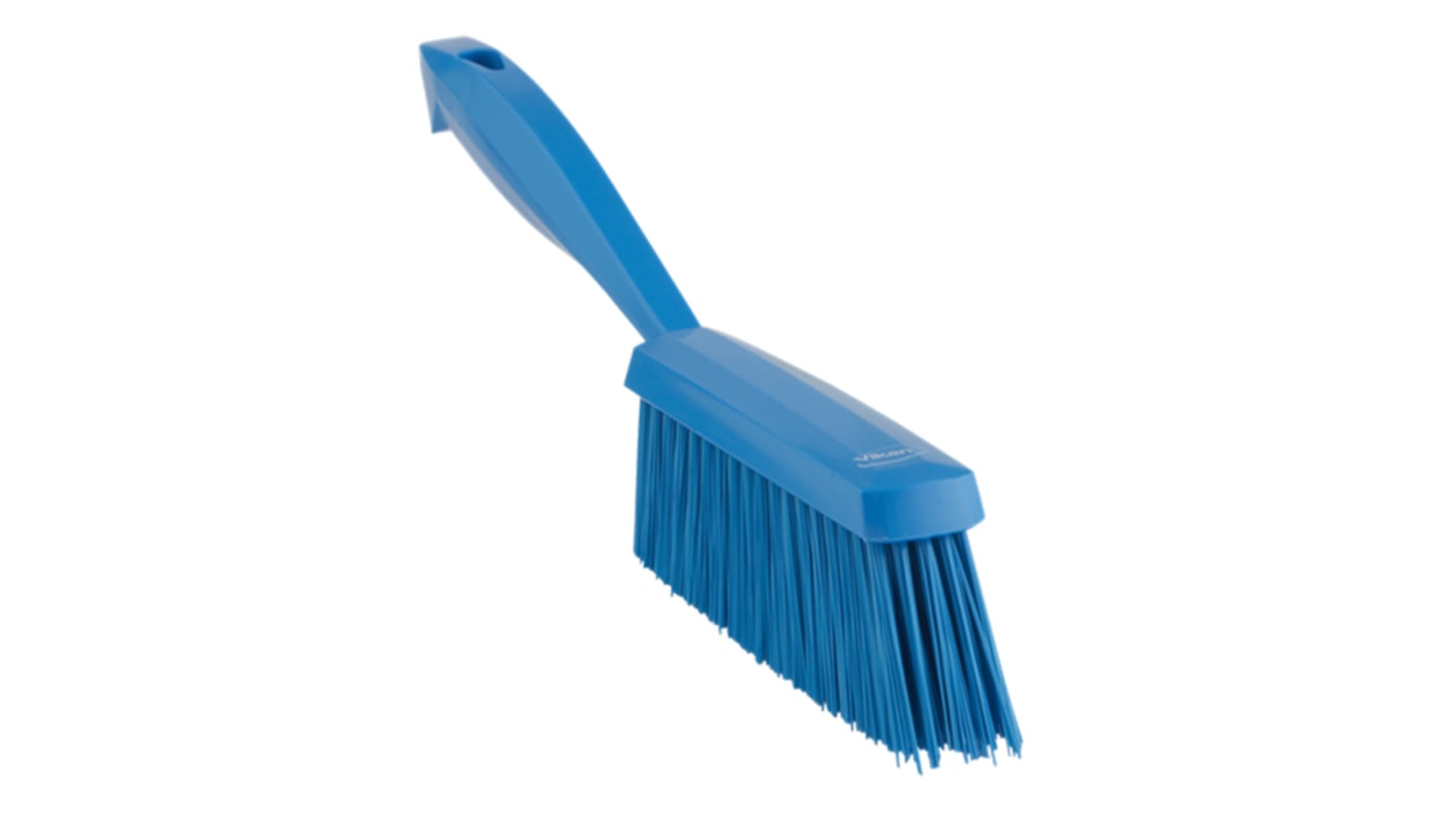 Vikan Medium Bristle Blue Scrubbing Brush, 50mm bristle length, Polyester bristle material