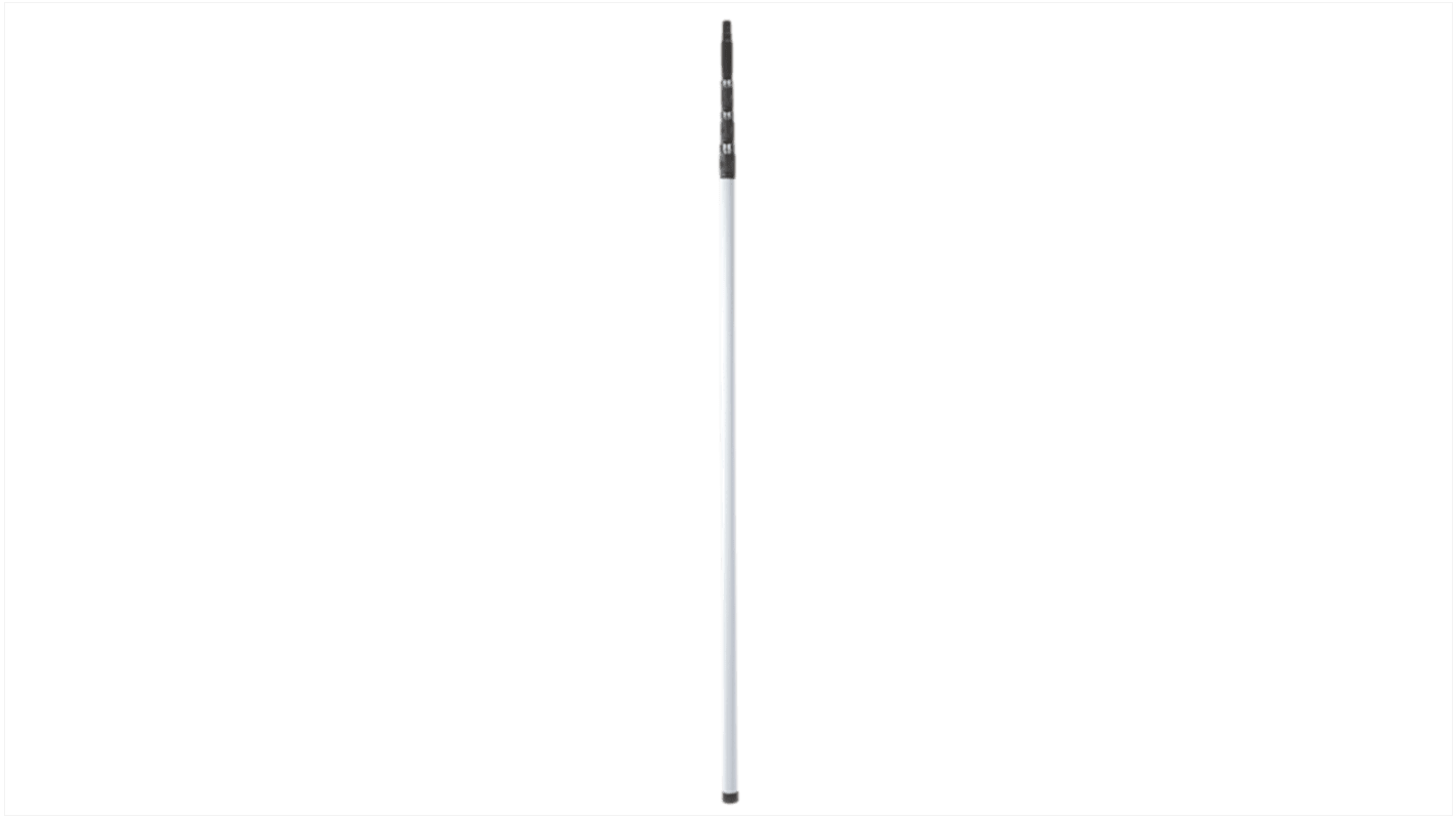 Vikan Grey Telescopic Broom Handle, 1.88m, for use with Cleaning on Top of Overhead Pipe, High Walls and Tank