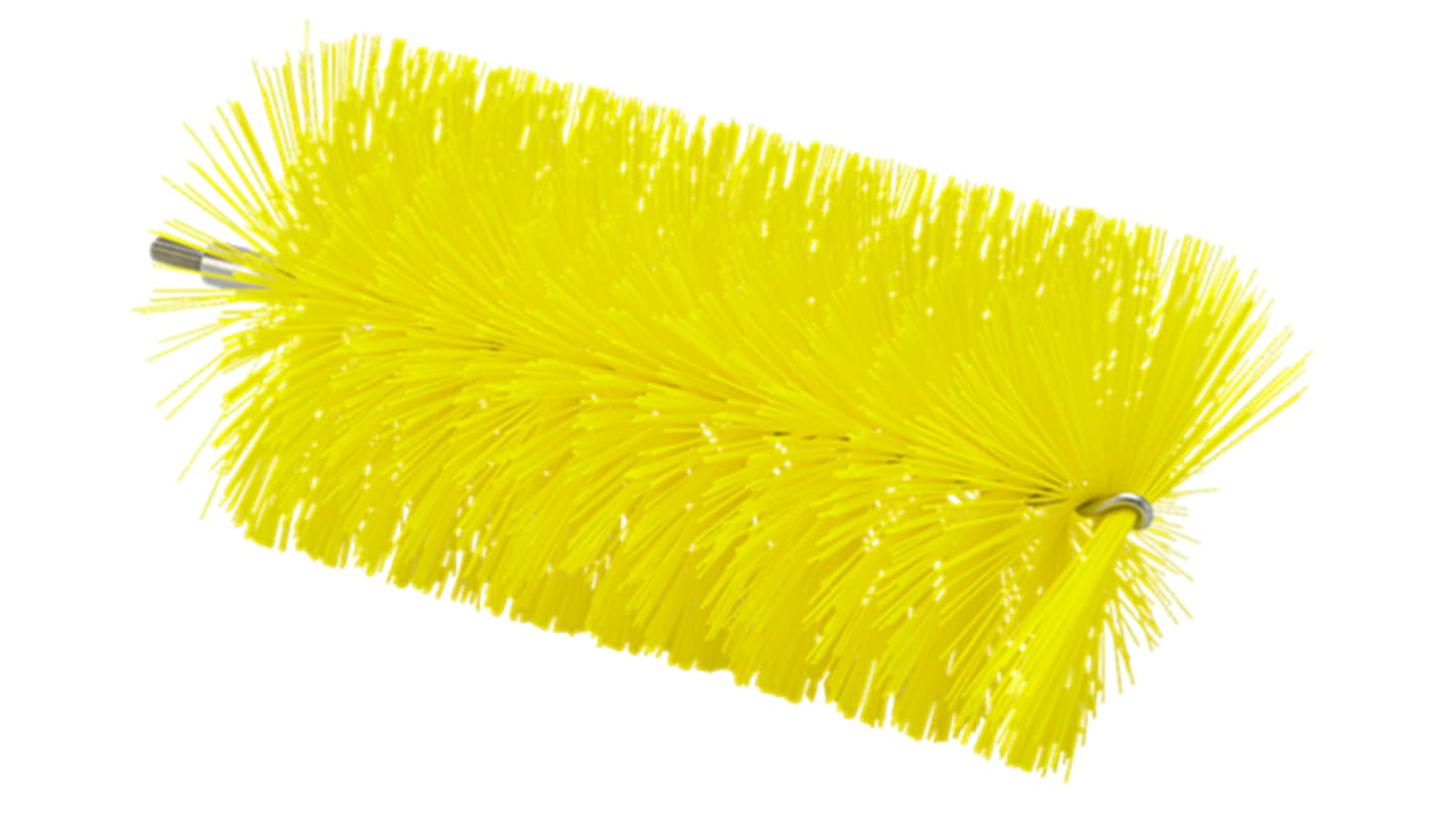 Scovolino Vikan, con setole in Poliestere di 100mm, colore Giallo