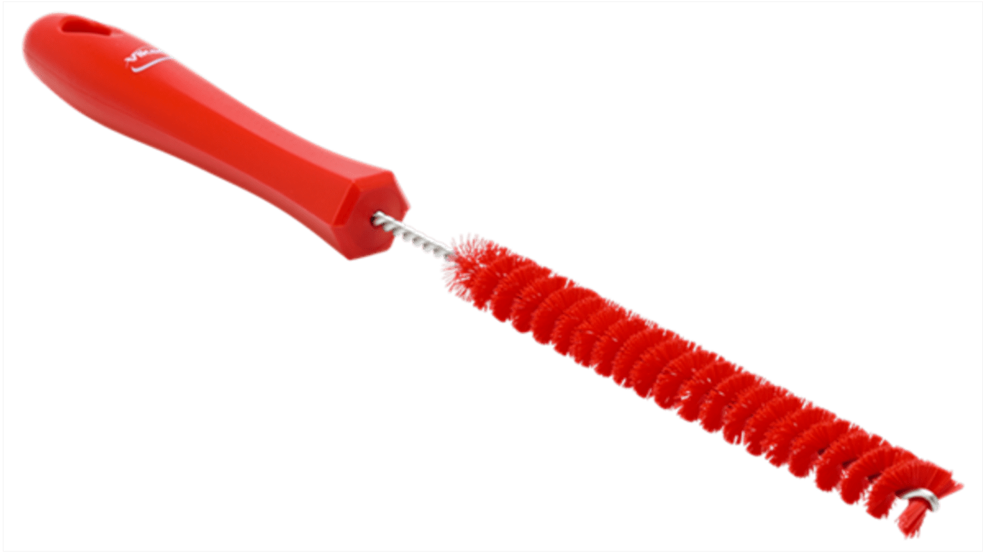 Scovolino Vikan, con setole in Poliestere di 5mm, colore Rosso