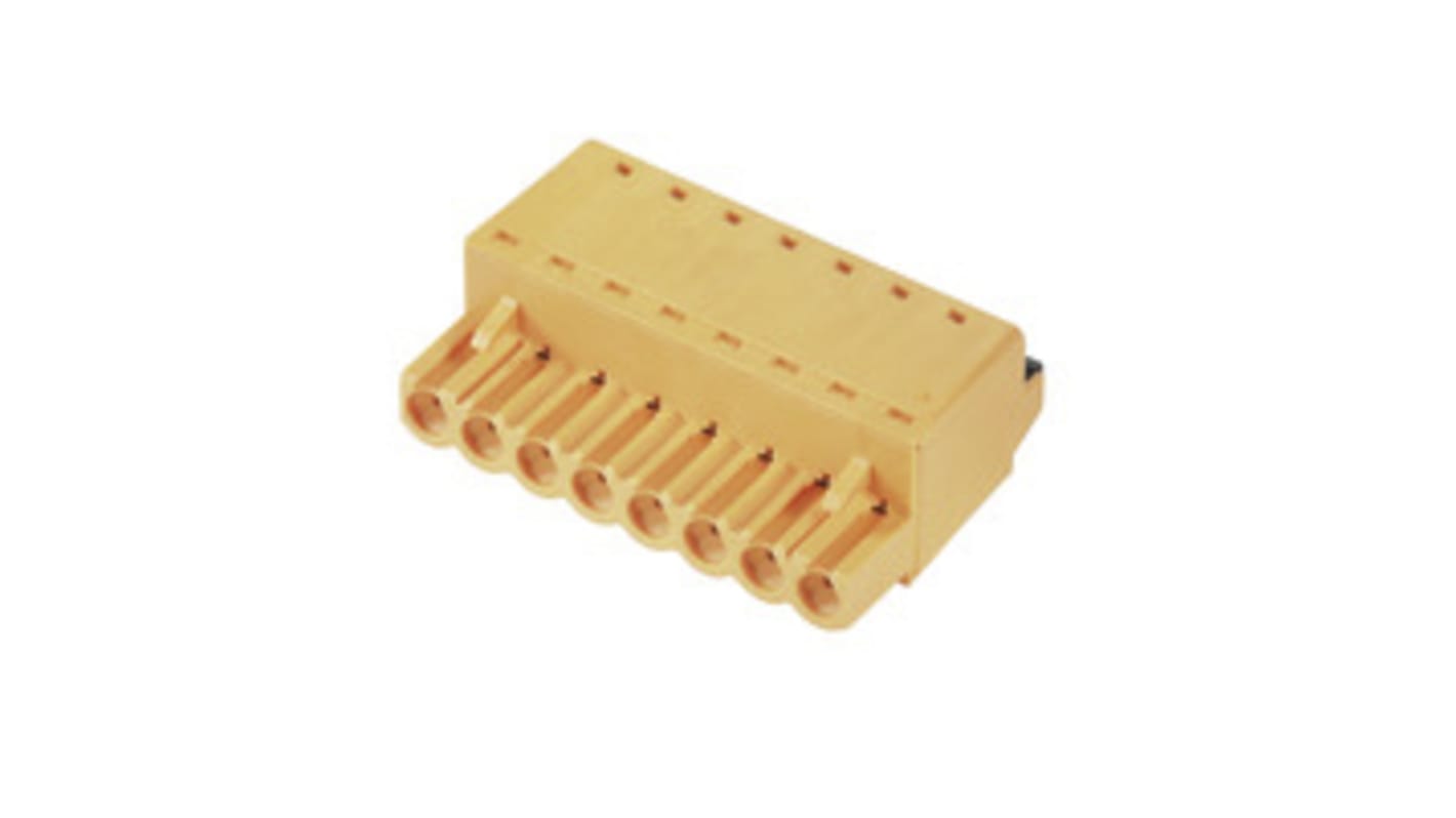 Weidmüller 5.08mm Pitch 10 Way Pluggable Terminal Block, Plug, Through Hole, Screw Termination