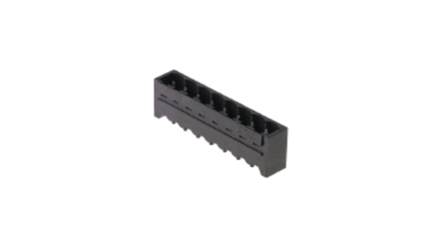 Borne para PCB Macho Ángulo recto Weidmuller de 2 vías , paso 5.08mm, 18.5A, de color Negro, montaje Montaje en