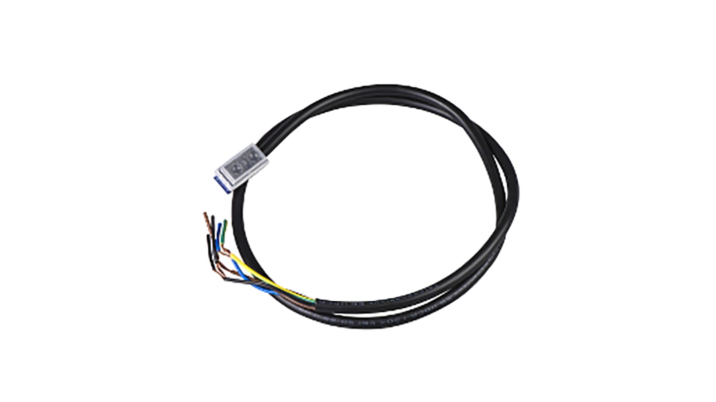 Cable de conexión ZCMC29L7 Telemecanique Sensors, para uso con Interruptor de final de carrera OsiSense XC estándar