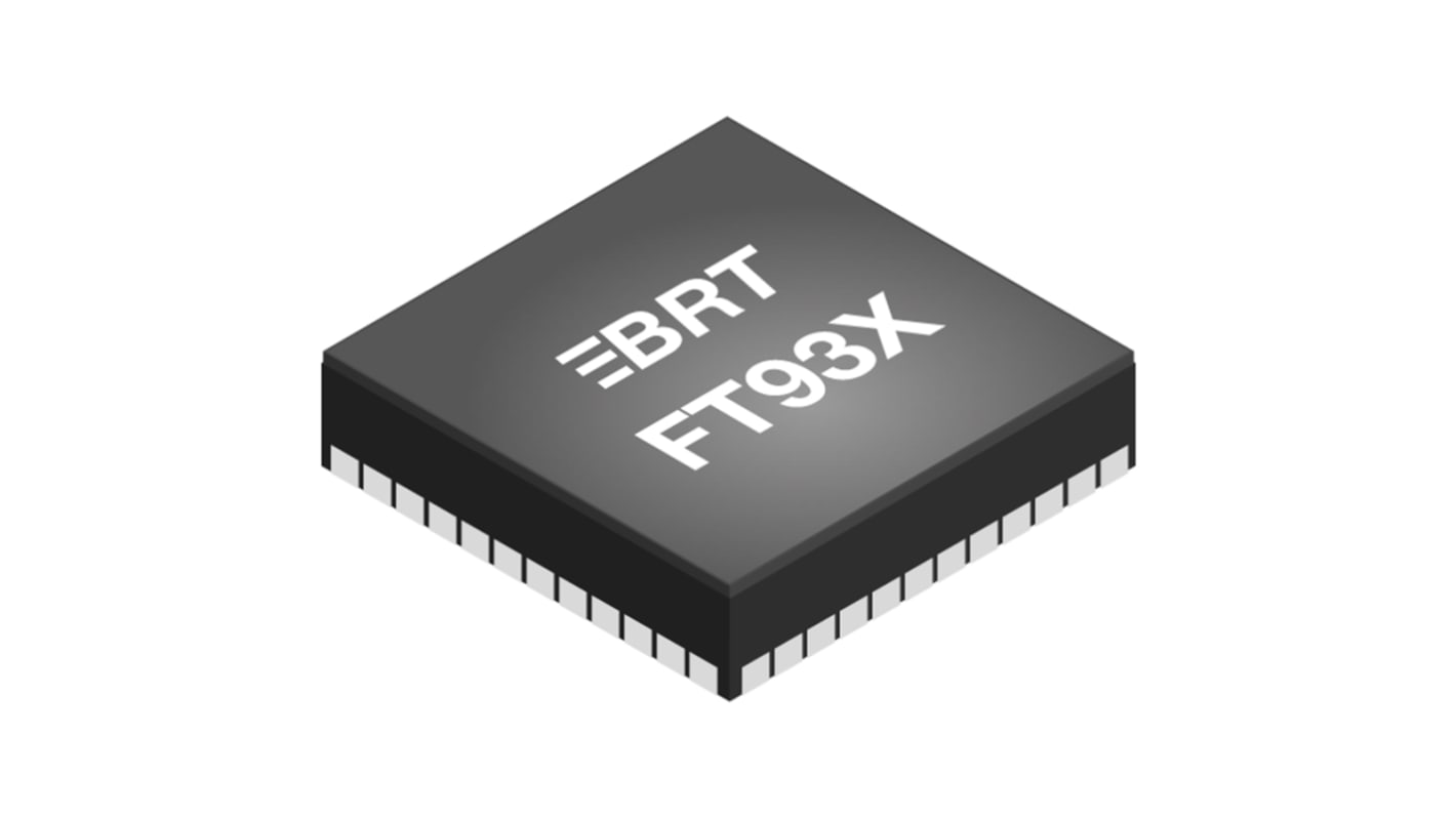 Bridgetek Mikrovezérlő FT93, 56-tüskés QFN, 32 kB RAM, 32bit bites