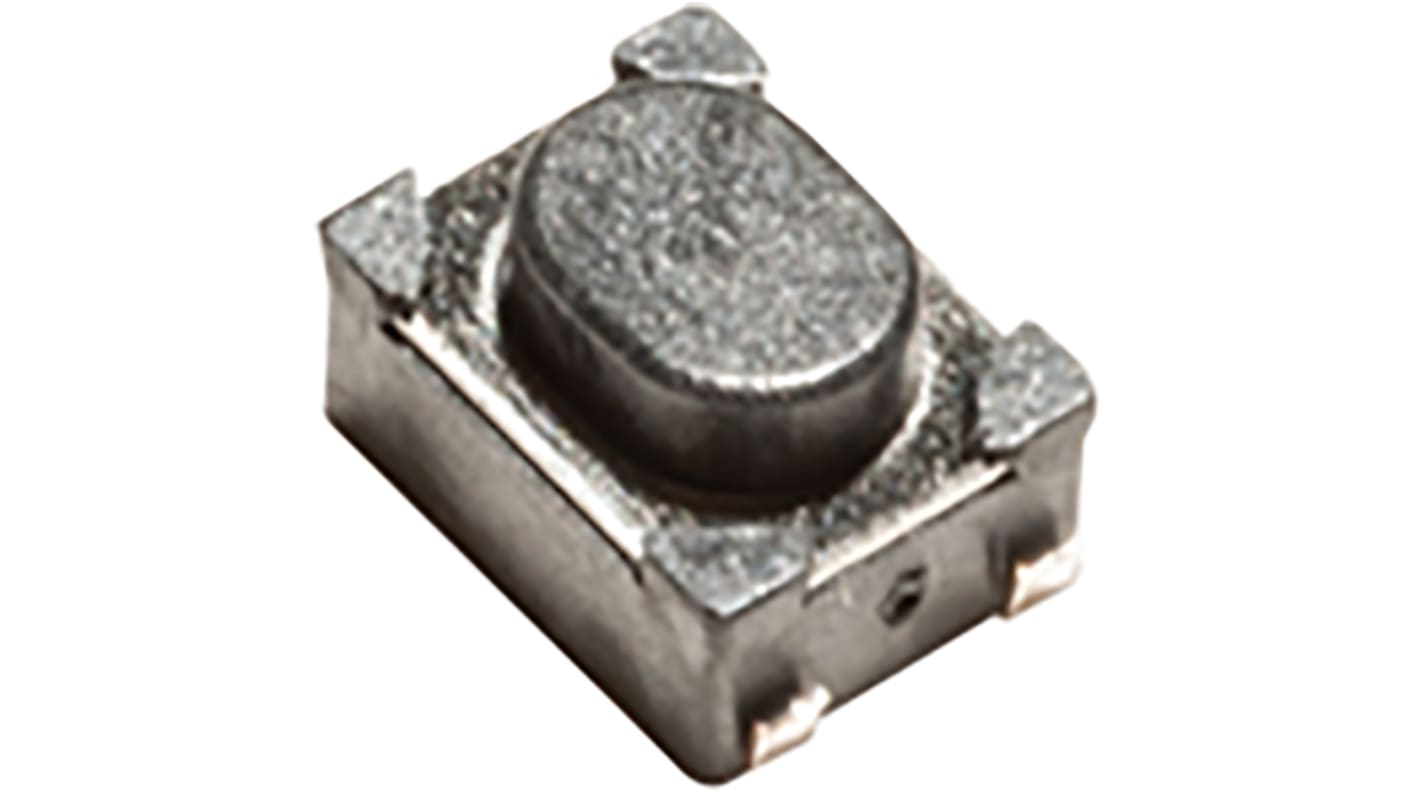 IP40 Blue Top Tactile Switch, SPST 50 mA 2.5mm Surface Mount